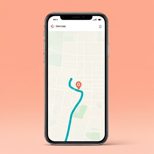 Mapa con el recorrido de la camioneta escolar en Montevideo